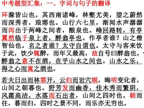 醉翁亭记教学视频